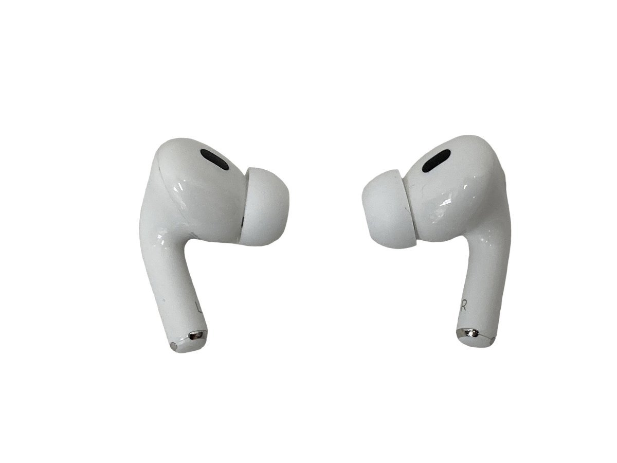 Apple アップル Airpods pro 第２世代 MQD83J/A ホワイト ワイヤレスイヤホン アクティブノイズキャンセリング インイヤー 最大6時間 /027_画像3