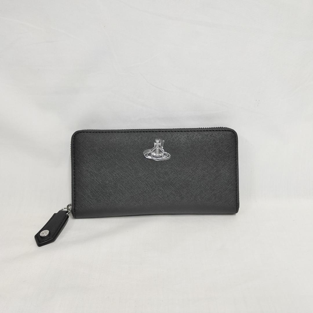 ○☆新品 未使用 Vivienne Westwood 定番 ラウンドジップ長財布-