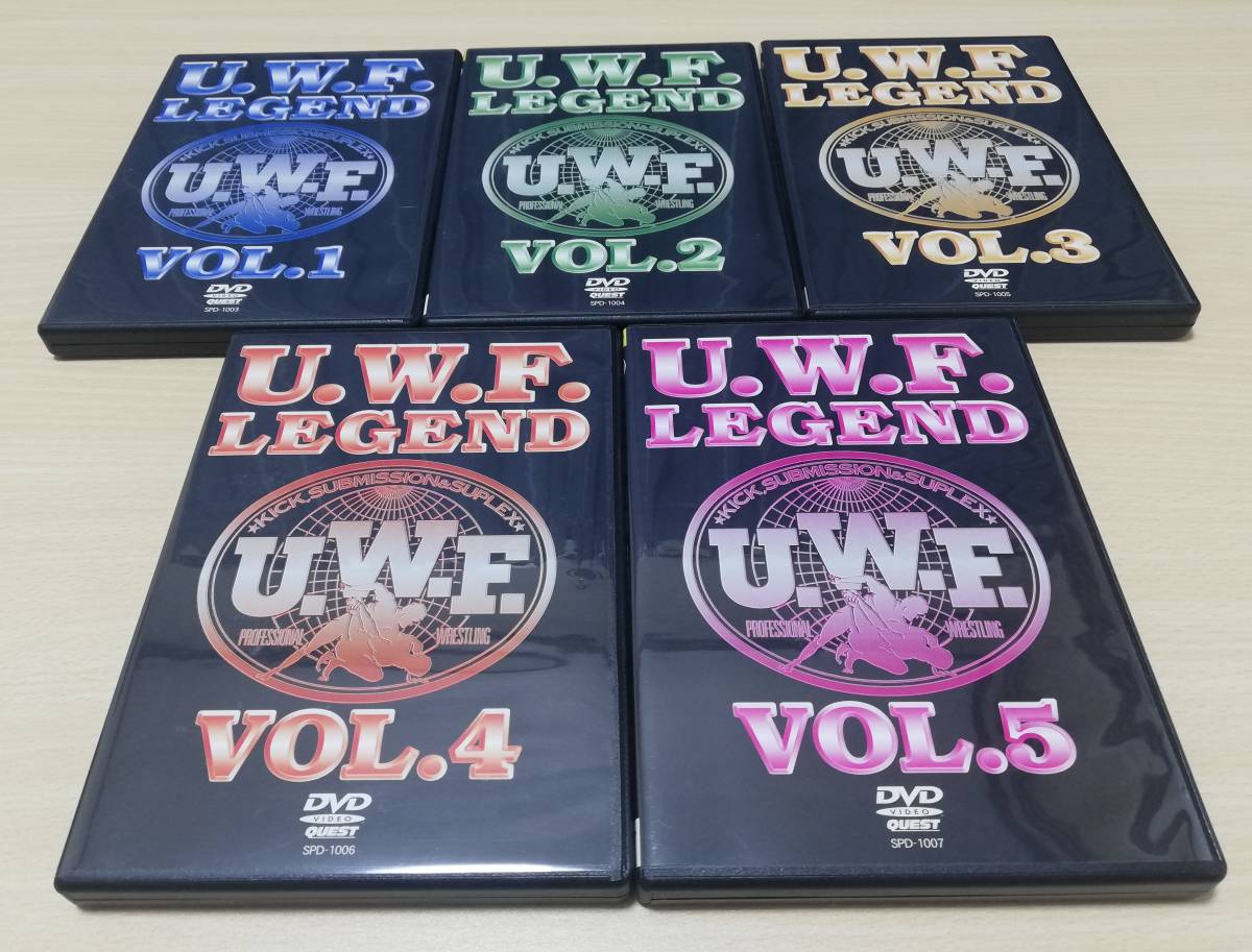 【DVD】U.W.F. COMPLETE BOX stage.1 U.W.F. LEGEND VOL.1-5巻セット_画像5