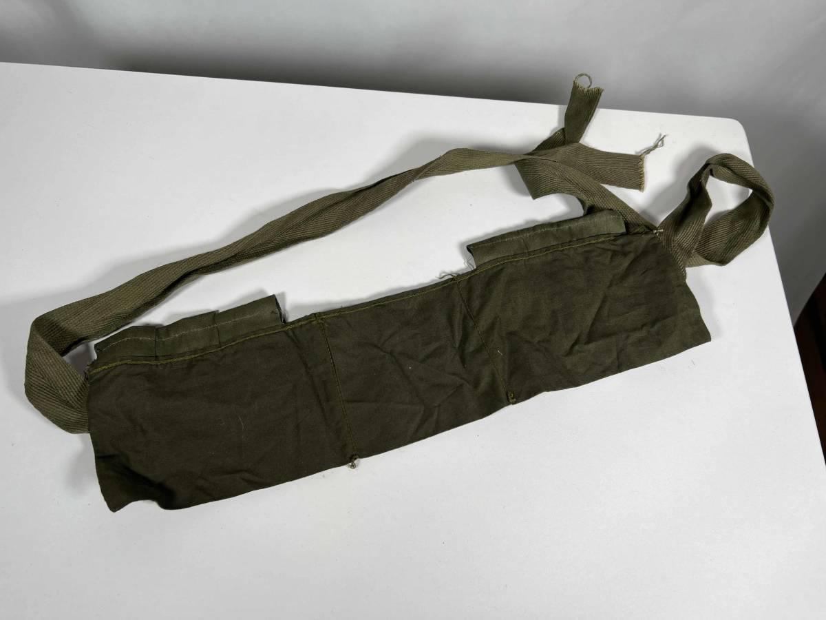 アメリカ軍 アメリカ陸軍 海兵隊 実物 中古品 M79 XM148 XM203 グレネード バンダリア 複数出品 弾帯 Eの画像4