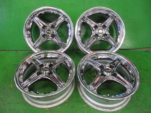 SSR/プロフェッサー SP2-R☆15インチ/5.5J+36/6J+43☆4/100☆中古/4本/廃版/絶版/当時物/スポーク/スパッタリング/コンパクトカー_画像1