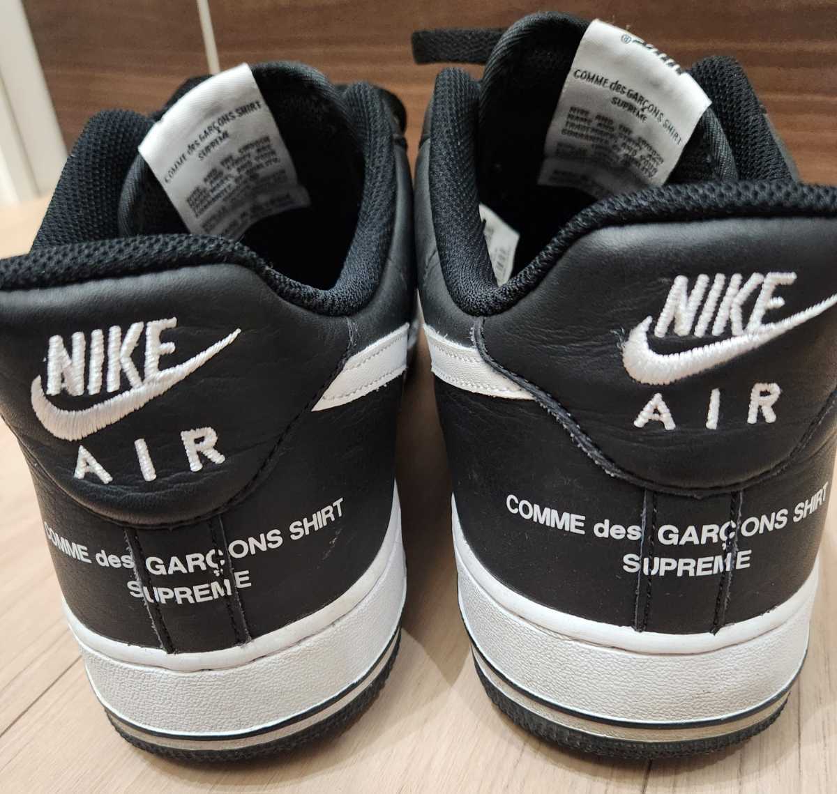 29.5cm NIKE supreme × CDG ギャルソン コムデギャルソン 2018AW AIR
