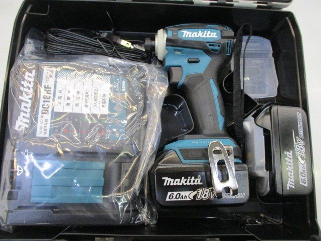 マキタ インパクトドライバTD172(18V)青 トルク180Nm 6.0Ahバッテリ2本・充電器付 TD172DRGX 未使用品 マキタ インパクトドライバTD172(18V)青 トルク180Nm 6.0Ahバッテリ2本・充電器付 TD172DRGX
