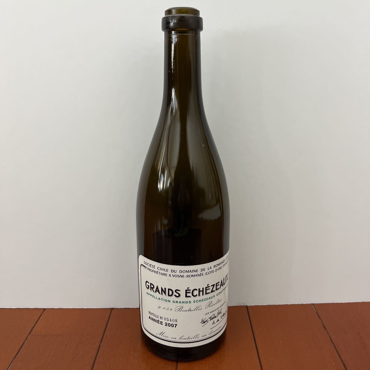 DRC RICHEBOURG 2007年 空き瓶-