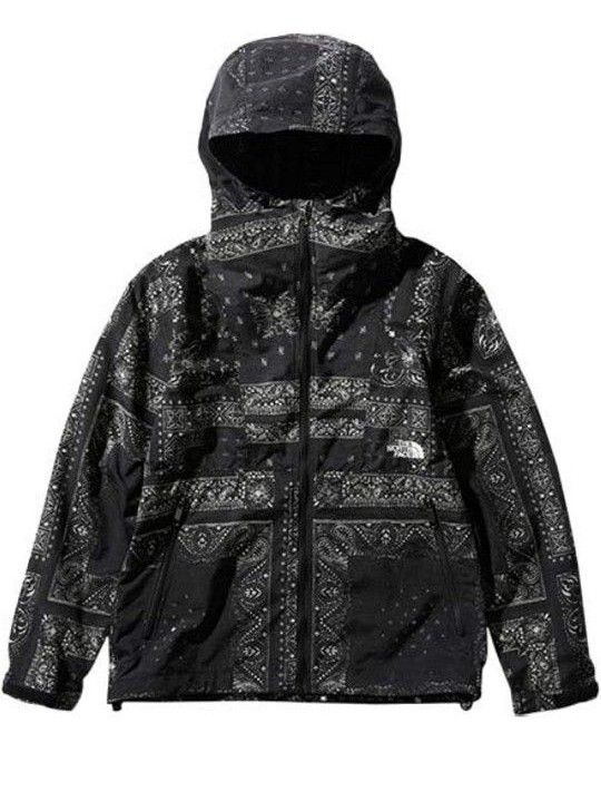 THE NORTH FACE  ノベルティ コンパクト ジャケット バンダナ ペイズリー柄