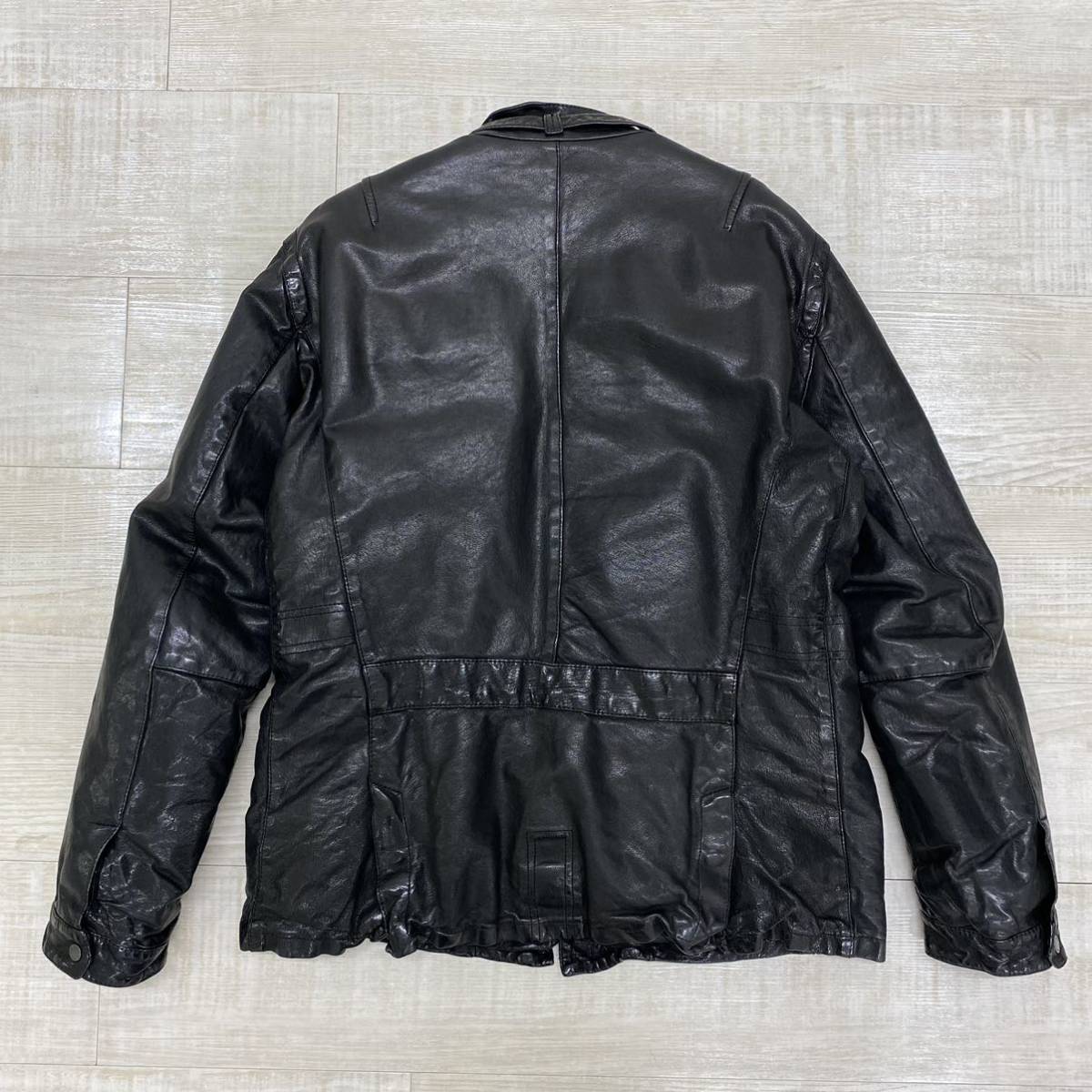 Neil Barrett ニールバレット 洗い加工 バッファロー レザー ダウン