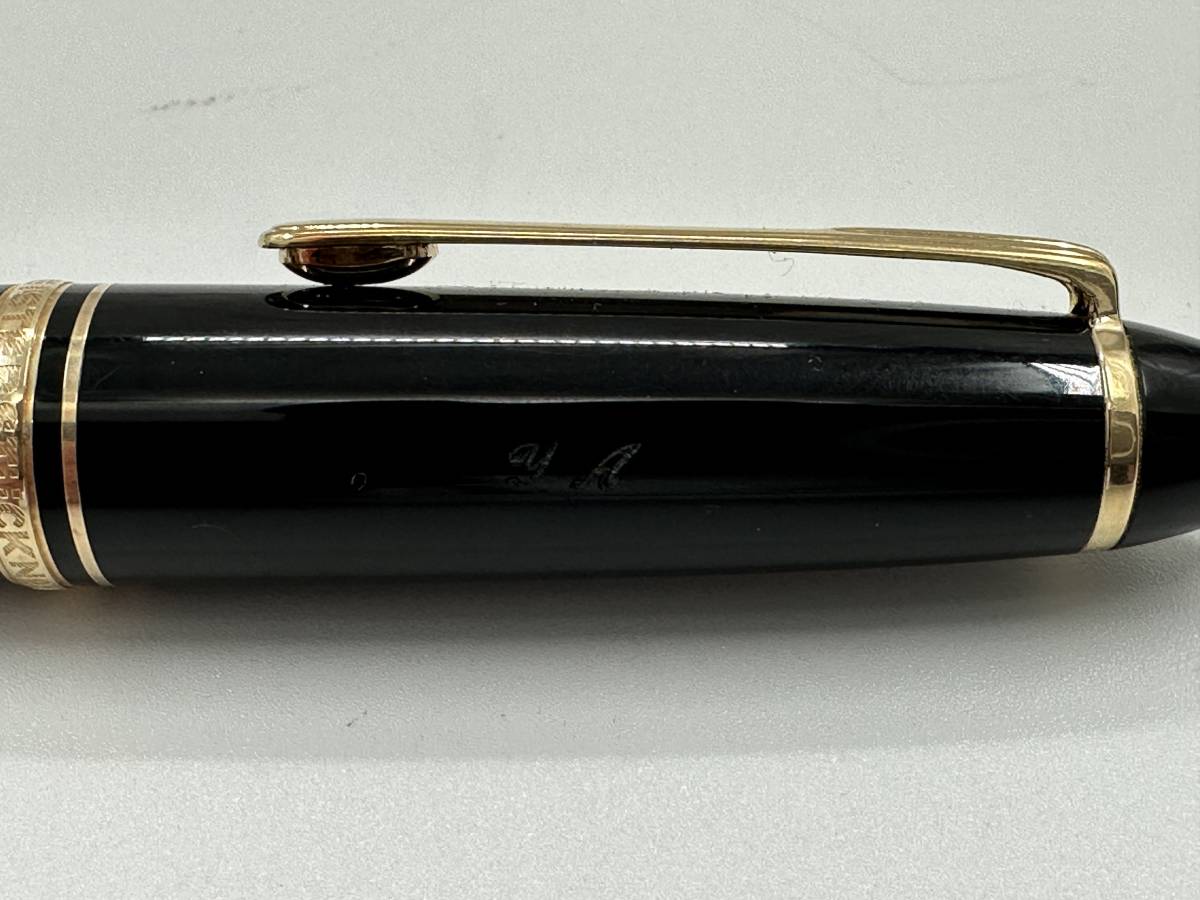 【A-107】MONTBLANC モンブラン MEISTERSTUCK マイスターシュテック No.146 4810 ペン先14K 万年筆 ケース付き_画像10