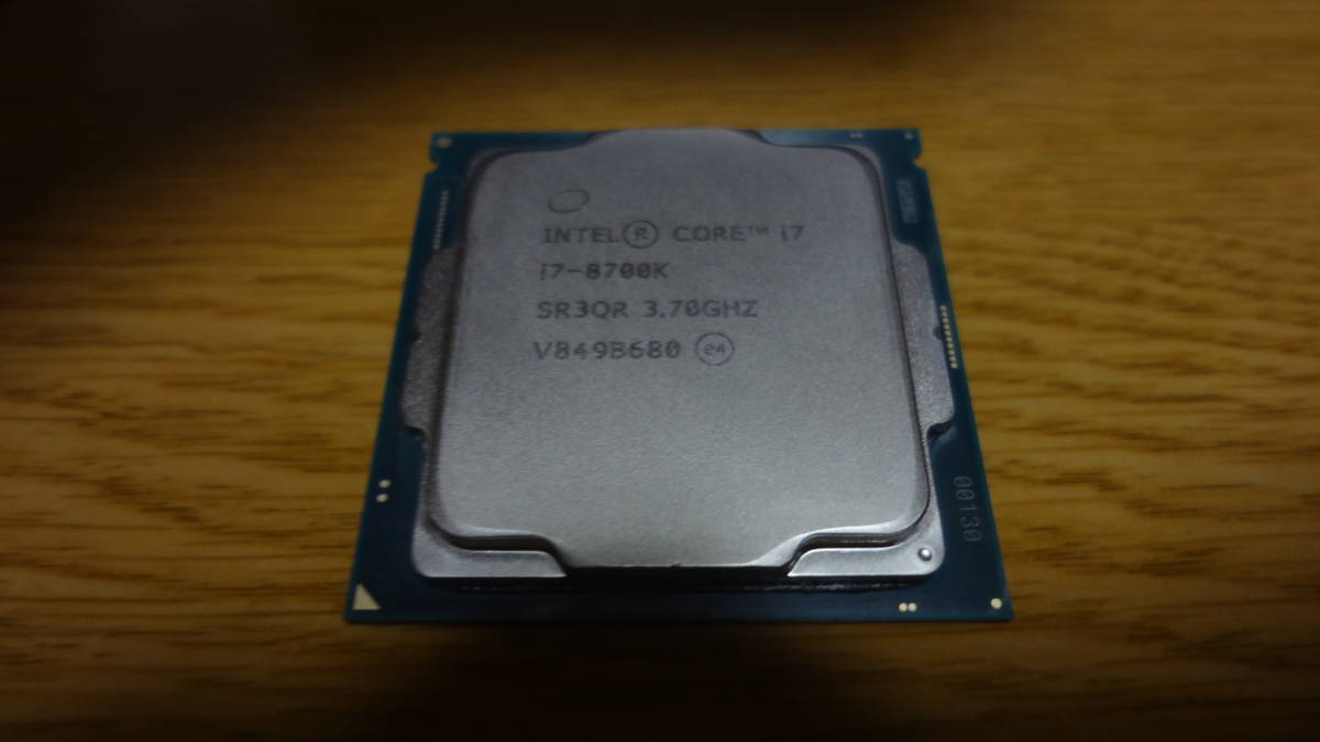 名入れ無料】 Core I7-8700K 中古動作品 LGA1151ソケット インテルCPU