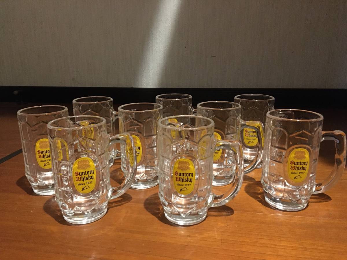 SUNTORY サントリー 角ハイボール ジョッキ 非売品/380ml 9個(新品
