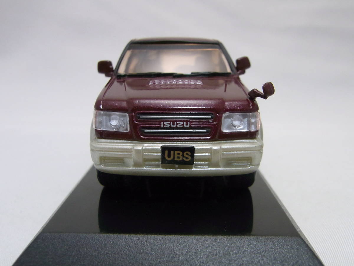 ★非売品!★ISUZU BIGHORN PLAISIR LWB 2000MY 1/43【UBS型 いすゞ ビッグホーン プレジール 後期ロング 3列シート】★ディーラー特注品★_画像4