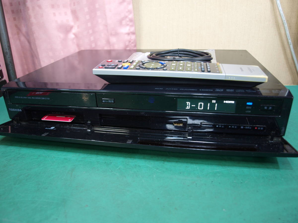 ヤフオク! - 東芝 1TB HDD/BDレコーダー DBR-Z150 R