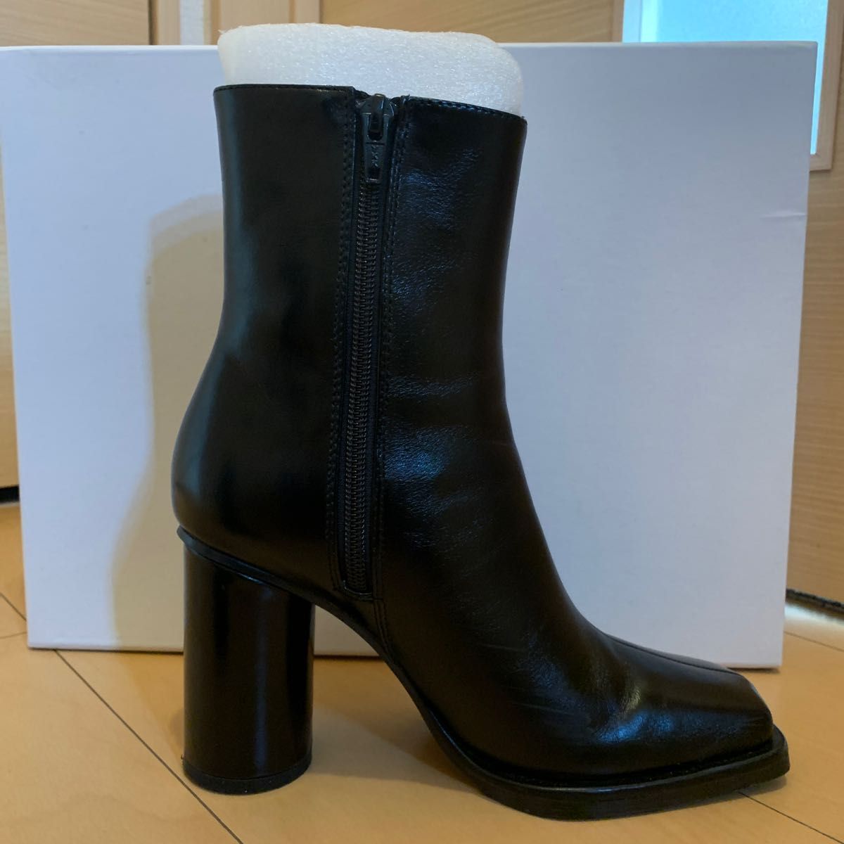 【AMERI】UNDRESSED DIMENSIONAL SQUARE BOOTS