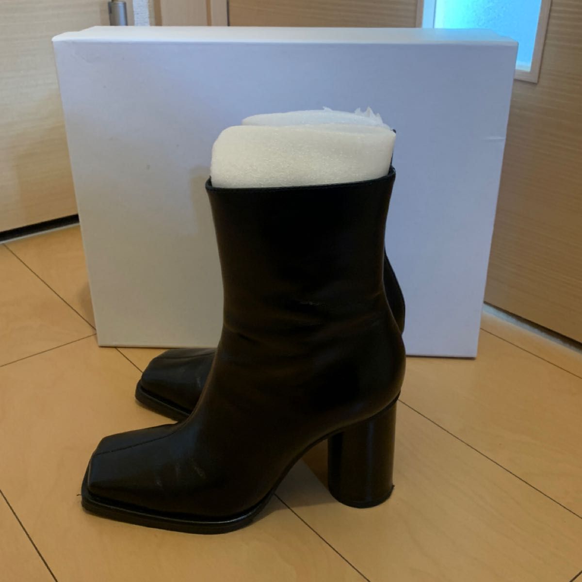 【AMERI】UNDRESSED DIMENSIONAL SQUARE BOOTS