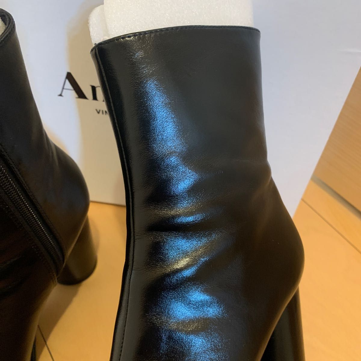 【AMERI】UNDRESSED DIMENSIONAL SQUARE BOOTS