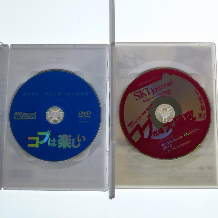 DVD 2本 コブは楽しい 粟野利信 + コブ攻略大研究 西伸幸 SKI Journal / 送料込み_画像2