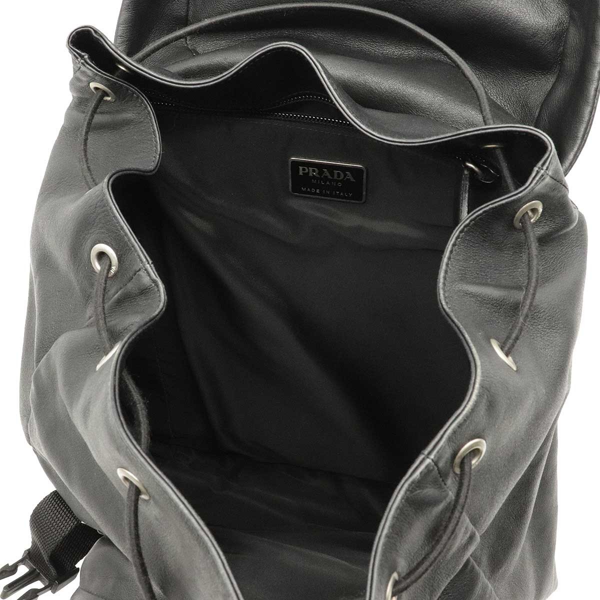 PRADA プラダ オールレザー リュックサック バックパック デイパック