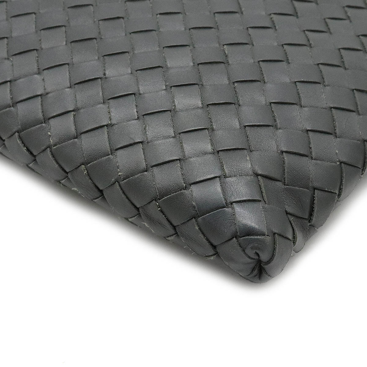 BOTTEGA VENETA ボッテガ ヴェネタ ボッテガベネタ イントレチャート ショルダーバッグ ダークグレー_画像3