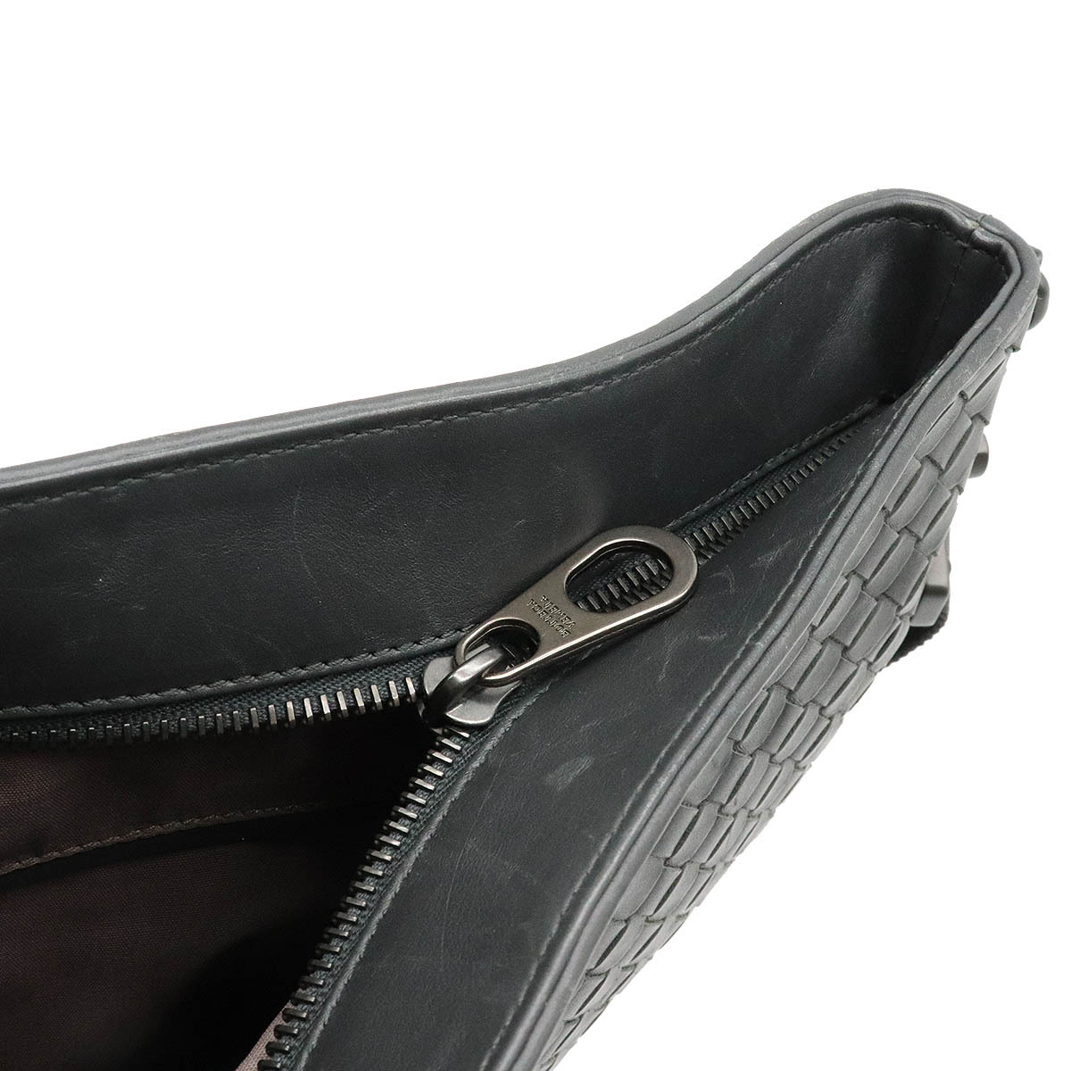 BOTTEGA VENETA ボッテガ ヴェネタ ボッテガベネタ イントレチャート ショルダーバッグ ダークグレー_画像7