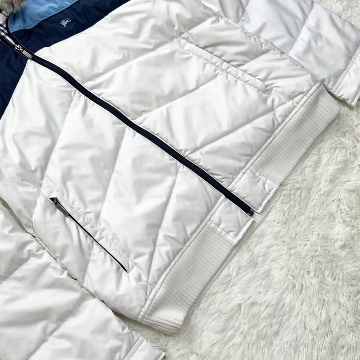 希少L バーバリーブラックレーベル【王者の風格】BURBERRY BLACK LABEL