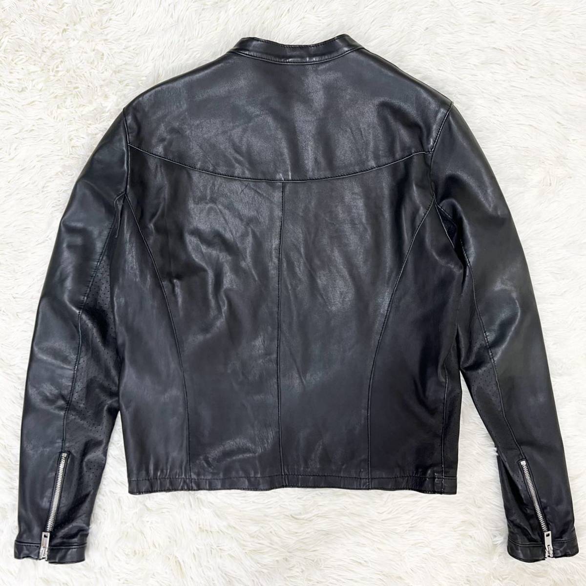 タリアトーレ【希少2XL パンチング 美品】TAGLIATORE ライダース タリアトーレ【希少2XL パンチング 美品】TAGLIATORE ライダース