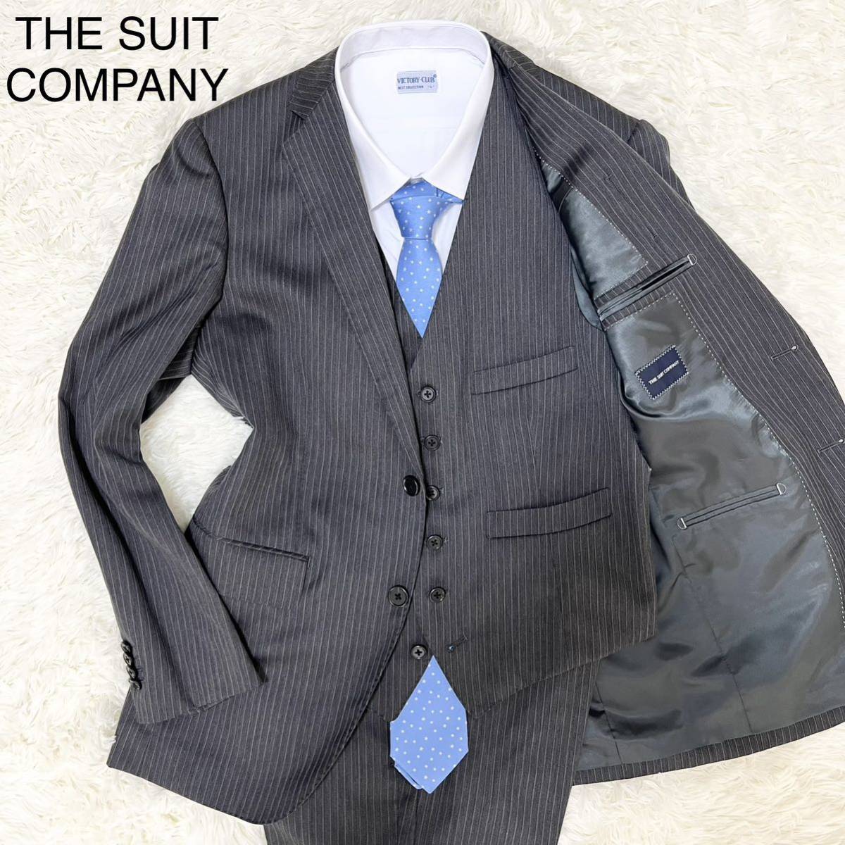 美品】ザスーツカンパニー THE SUIT COMPANY セットアップ スーツ