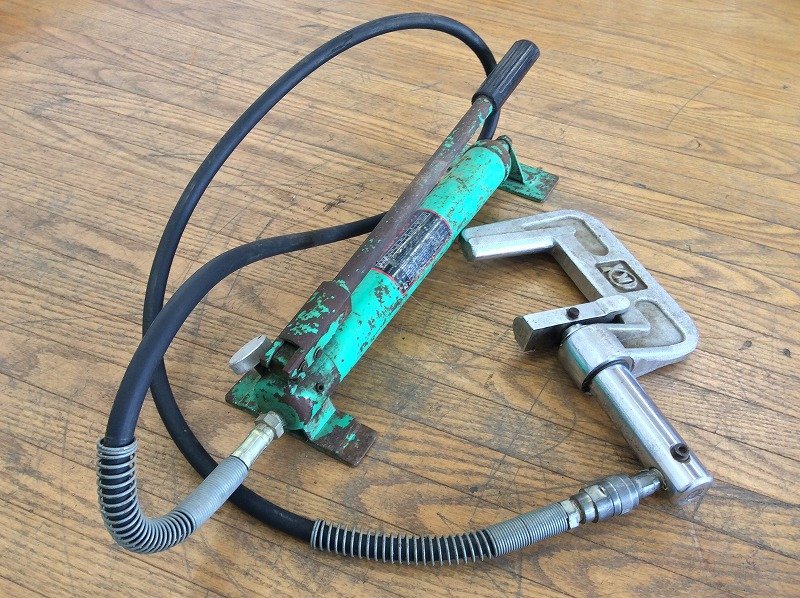 亀倉精機/パイプ断水機/P-50N/手動式油圧ポンプ/EP-700/収納ケース