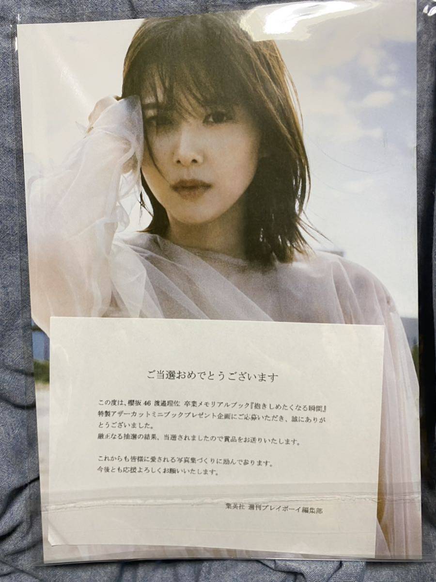櫻坂46 渡邉理佐 卒業メモリアルブック 「抱きしめたくなる瞬間」のアザーカットミニブック