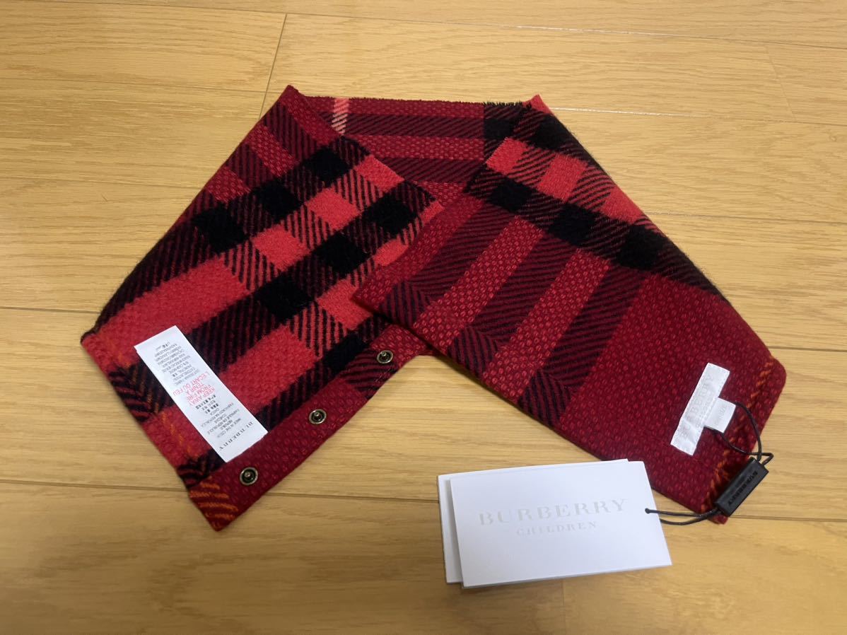 BURBERRY バーバリーチルドレン マフラー ネックウォーマー カシミア50