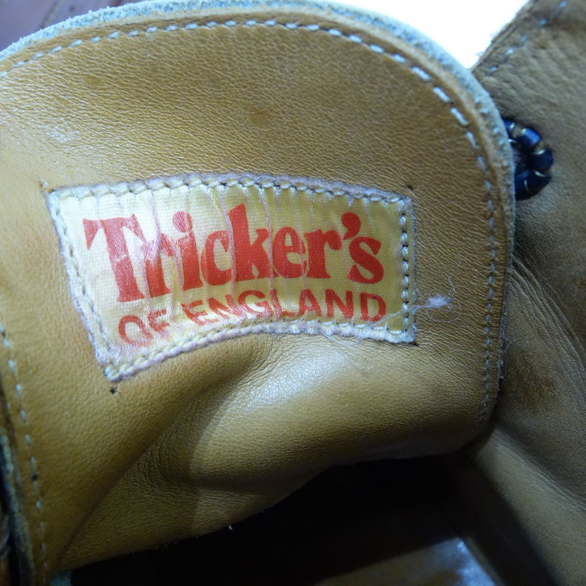 156s Tricker’s トリッカーズ ウイングチップ カントリー ブーツ n2508 UK9.5 箱無し ※中古_画像8