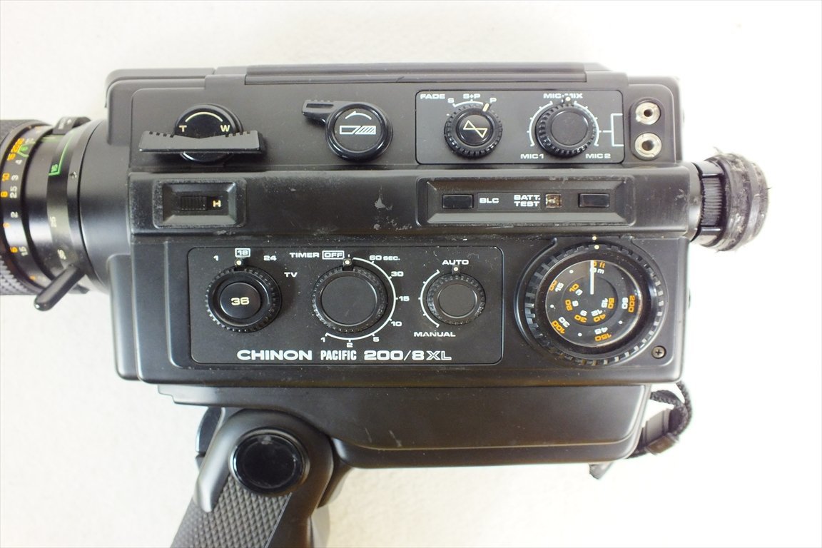 ◇ CHINON チノン PACIFIC 200/8XL 8mmカメラ ソフトケース付き 中古 現状品 221208M3349の画像6