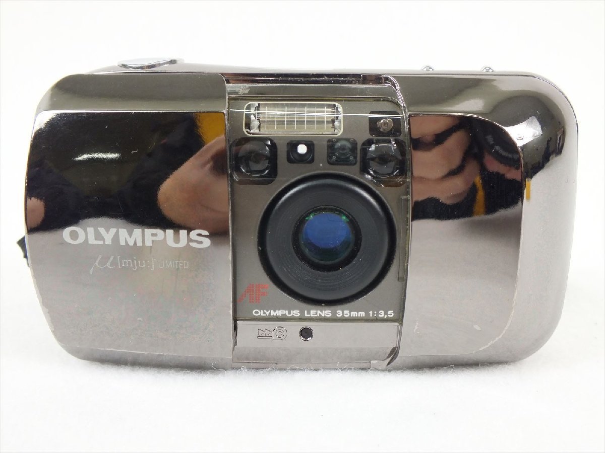 ♪ OLYMPUS オリンパス μ LIMITED EDITION 50 コンパクトカメラ 35mm 3.5 000 WORLDWIDE シャッター切れOK 中古 230111E3139の画像4