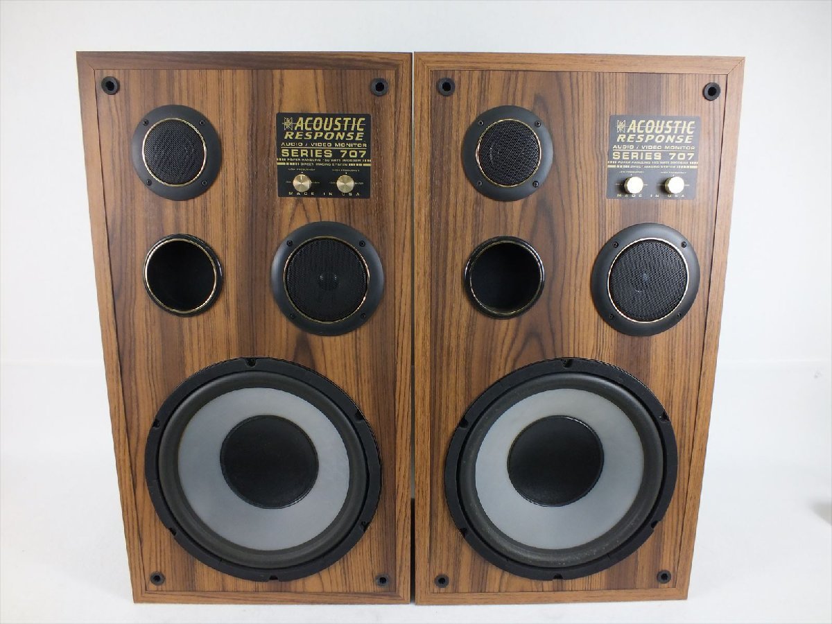 ♪ ACOUSTIC RESPONSE SERIES 707 スピーカー 中古 現状品 230111E3297_画像2