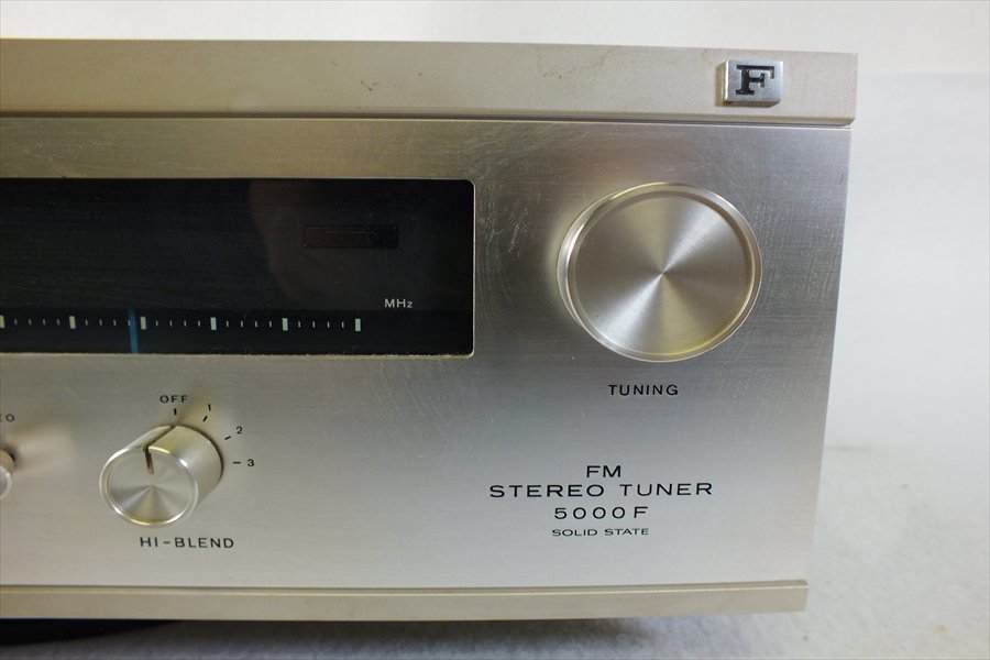 ◇ SONY ソニー 5000F FM ステレオ チューナー FM STEREO TUNER 中古 230108M3258の画像6