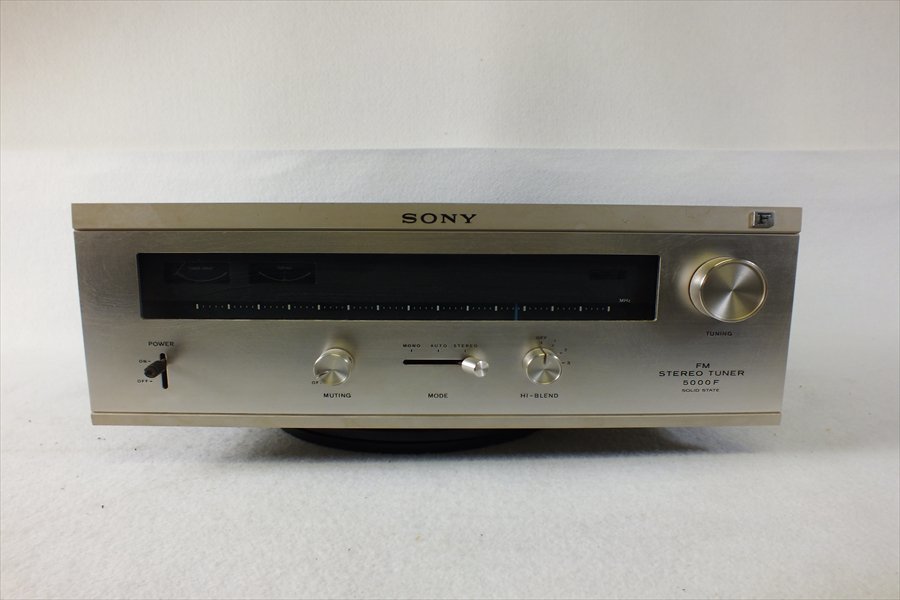 ◇ SONY ソニー 5000F FM ステレオ チューナー FM STEREO TUNER 中古 230108M3258の画像2