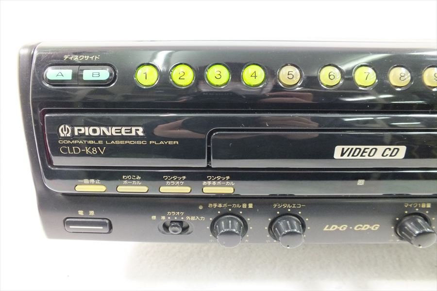 □ PIONEER パイオニア CLD-K8V LDプレーヤー リモコン有り 現状品 中古 230106E6220の画像5