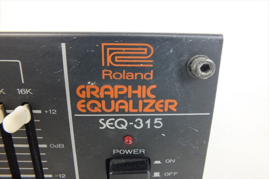 ■ Roland ローランド SEQ-315 イコライザー 中古 現状品 230102k6381の画像9