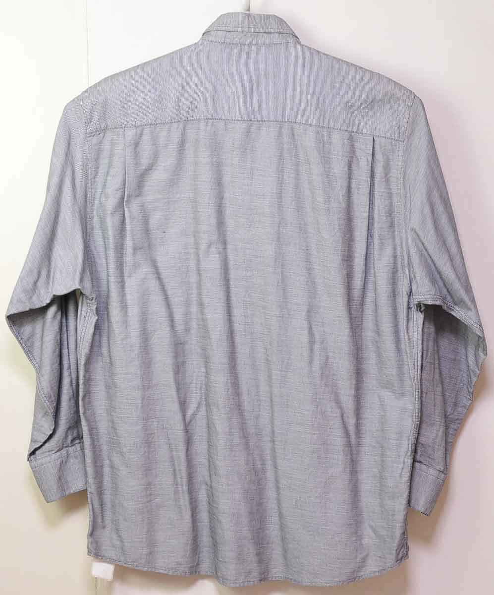  old clothes * Iceberg long sleeve shirt sill Bester cat gray M use impression * hole xwp