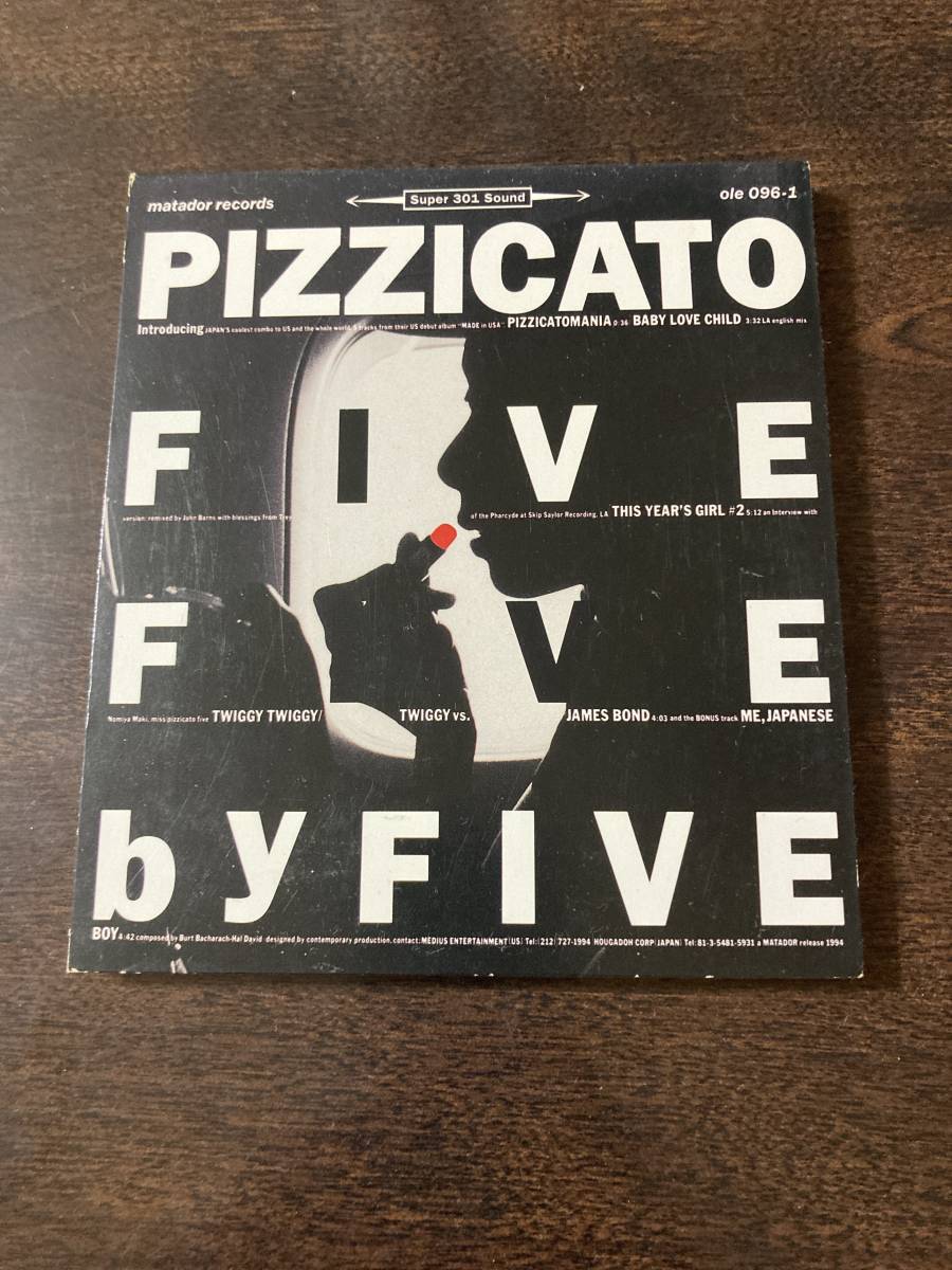 0605 Pizzicato five (ピチカートファイヴ) / Five by Five_画像1