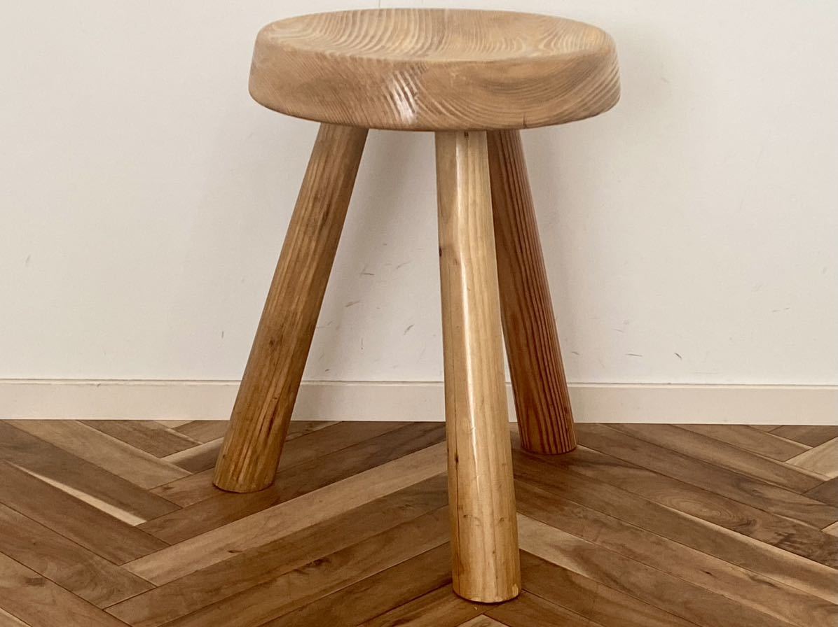 即決① シャルロット ペリアン Perriand Les Arcs STOOL オリジナル