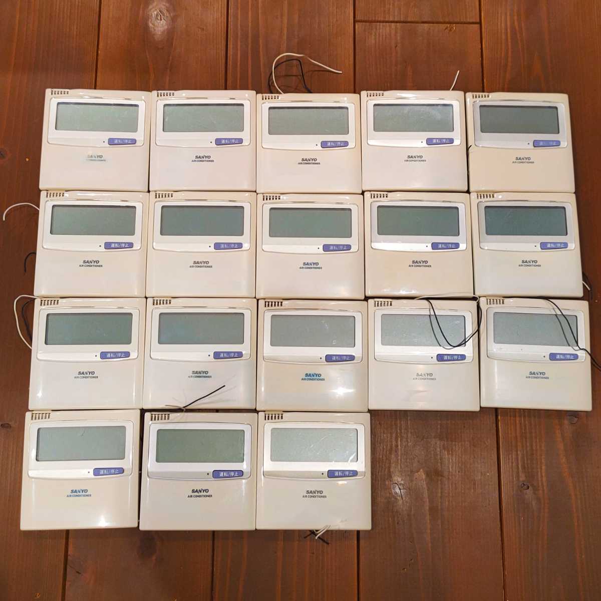 SANYO サンヨー RCS-SH80A 18台 まとめ 動作品 業務 エアコン リモコン