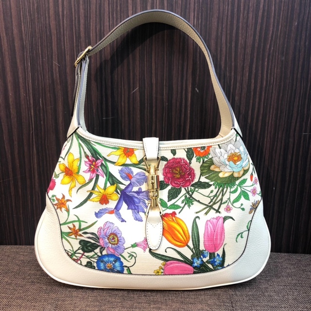 GUCCI】グッチ ニュージャッキー フラワー 日本限定モデル ワンショルダー-