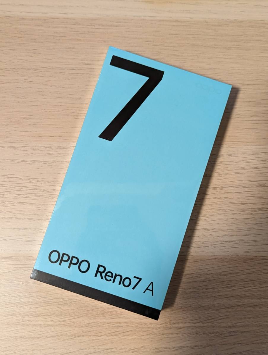 新品/未使用/未開封】OPPO Reno7A スターリーブラック A201OP SIM