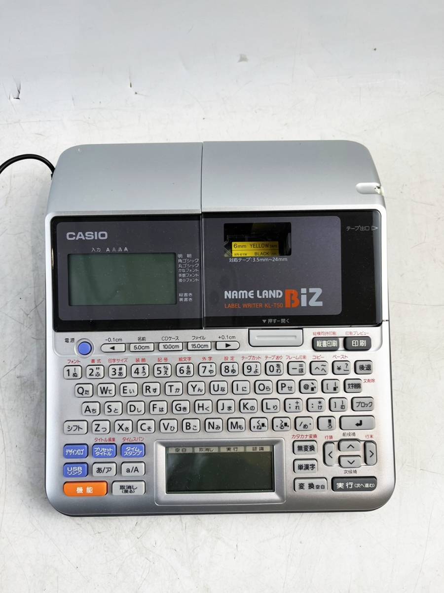 ヤフオク! - 1円～ CASIO カシオ ネームランド KL-T50 ラ...