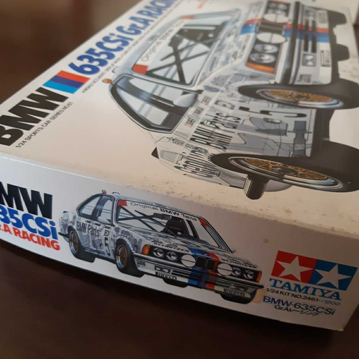 TAMIYA BMW.635CSi Gr.Aレーシング　1/24スポーツカーシリーズNo.61　フルディスプレイキット　エンジンルーム、シャーシも精密再現_画像2