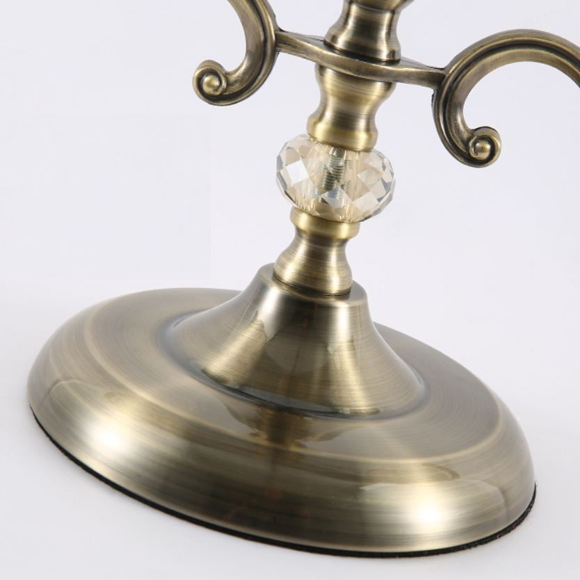  candle holder glass. holder European antique manner (5 piece type, bronze )