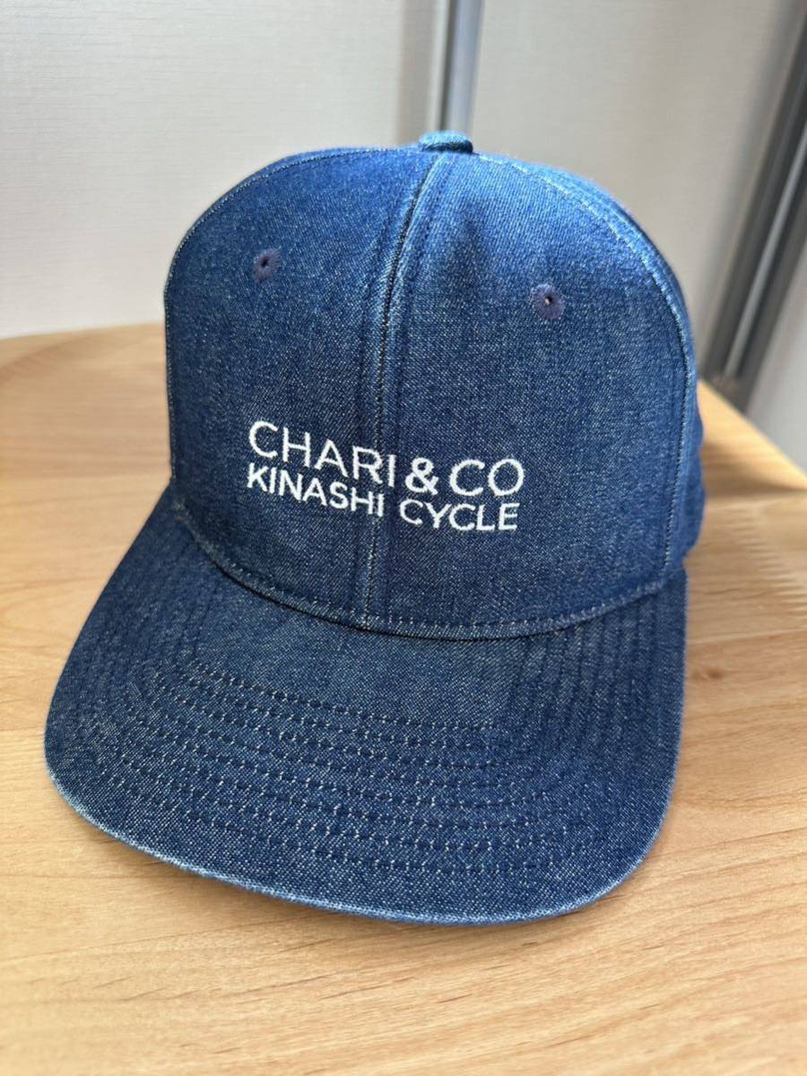 木梨サイクル × chari&co デニム キャップ kinashi cycle チャリアンドコー_画像1