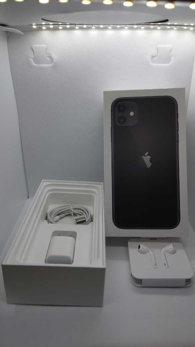 iPhone11 128GB SIMフリー Apple ブラック （傷あり）の画像4
