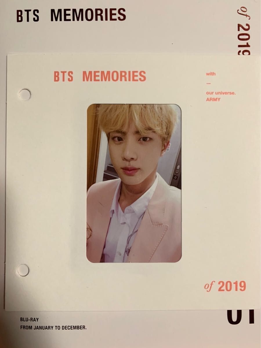 BTS MEMORIES of 2019 / Blu-ray  ランダムフォト　ジン