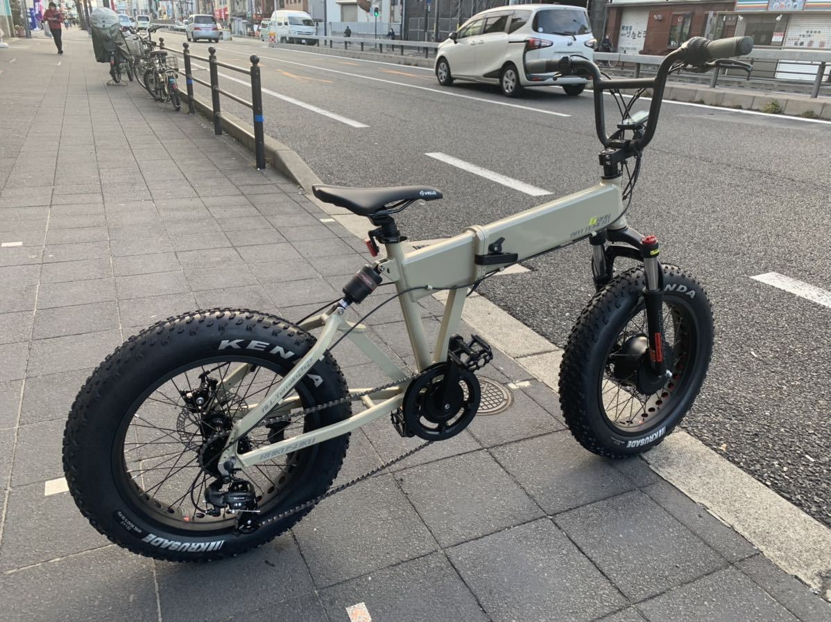 折りたたみ電動アシスト自転車 長距離走行(大容量 13Ah 約60km)太 ...