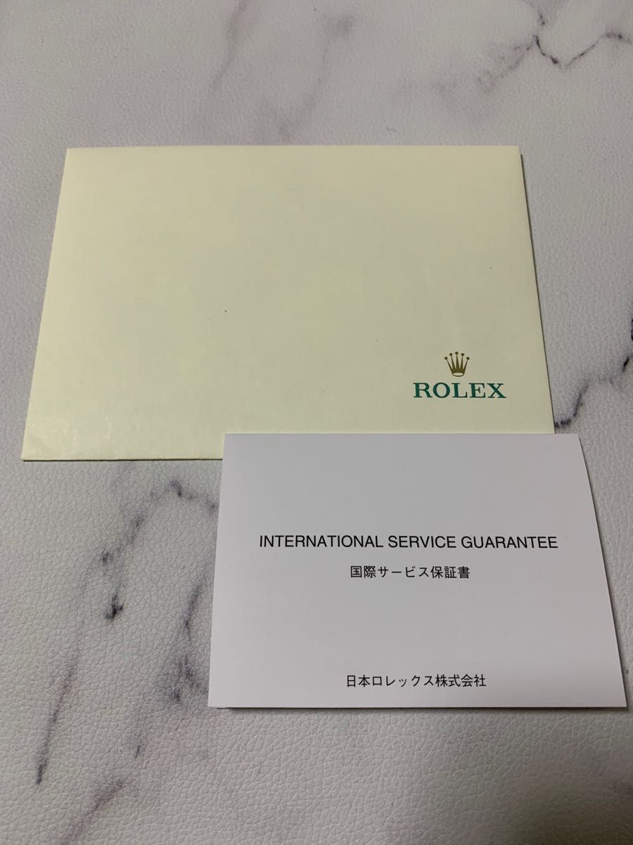 ROLEX ロレックス　封筒とカードホルダー　サービスセンター カードケース